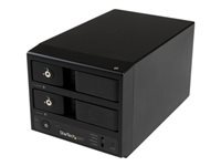 Bild von STARTECH.COM USB 3.0 / eSATA Dual Bay  Festplattengehäuse mit UASP für SATA III Festplatten