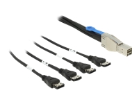 Bild von DELOCK Kabel Mini SAS HD SFF-8644 > 4 x eSATA 1 m