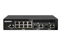 Bild von QNAP QSW-M2108R-2C 8x 2.5GbE 2x 10GbE SFP+ NBASE-T Combo web managed switch