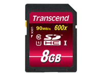 Bild von TRANSCEND Ultimate 8GB SDHC UHS-I Card Class10 90MB/s MLC