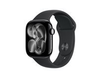 APPLE WATCH SERIES 11�GPS�42MM�JET BLACK ALUMINIUM CASE WITH BLACK SPORT BAND - S/M