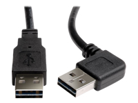 Bild von EATON TRIPPLITE Universal Reversible USB 2.0 Cable Right/Left-Angle Reversible A to Reversible A M/M 6ft. 1,83m