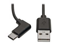 Bild von EATON TRIPPLITE USB-A to USB-C cable Right-Angle USB-C USB 2.0 Thunderbolt 3 Compatible M/M 3ft. 0,91m