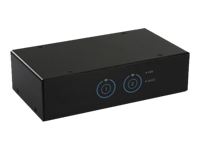 Bild von INLINE KVM Desktop Switch, 2-fach, DisplayPort, USB 3.0 Hub, mit Audio