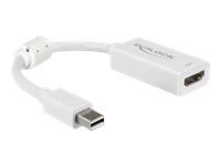 Bild von DELOCK Mini DisplayPort 1.4 Adapter zu HDMI 4K 60Hz mit HDR Funktion Passiv weiss