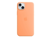 Bild von APPLE iPhone 15 Plus Silicone Case with MagSafe - Orange Sorbet