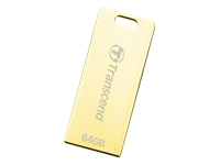 Bild von TRANSCEND 64GB USB 2.0 Pen Drive Gold