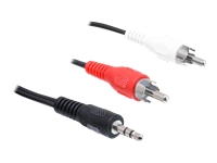 Bild von DELOCK Kabel Audio 3,5 mm Klinkenstecker > 2 x Cinch Stecker 1,5 m