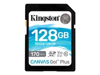 Bild von KINGSTON 128GB SDXC Canvas Go Plus 170R C10 UHS-I U3 V30