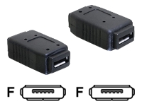 Bild von DELOCK Adapter USB micro-A+B Buchse zu USB micro-A+B Buchse