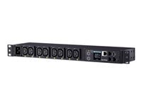 Bild von CYBERPOWER Switched MBO PDU81005 230V/20A 1U 8x IEC-320 Outlets MBO Power Management Networkport PowerPanel Center Software