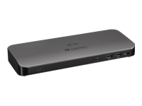 Bild von I-TEC Thunderbolt3 Dual 4K Docking Station 2x 4K oder 1x 5K 2x TB3 1x HDMI 1x GLAN 5x USB 3.0 1x SD Kartenleser 1x Audio/Mic 85W PD