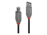 Bild von LINDY 10m USB 2.0 Typ A an B Kabel Anthra Line