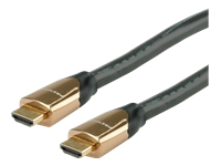 Bild von ROLINE 4K PREMIUM HDMI Ultra HD Kabel mit Ethernet ST/ST schwarz 9m