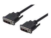 Bild von MANHATTAN DVI-D Monitorkabel 1,8m DVI-D Dual Link Stecker 18+1 auf Stecker 18+1 schwarz