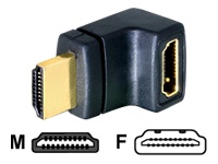 Bild von DELOCK Adapter HDMI Stecker > HDMI Buchse 90 Grad oben