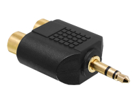 Bild von DELOCK Adapter Audio Klinke 3,5mm 3 Pin Stecker > 2 x Cinch Buchse