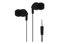 TNB BE COLOR - Earphones + micro - Into-ear flat cable - Black/White