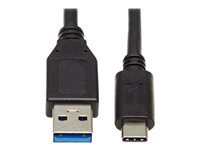 Bild von EATON TRIPPLITE USB-C to USB-A Cable M/M USB 3.1 Gen 1 5 Gbps Thunderbolt 3 Compatible 20Zoll 50,8cm