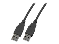 Bild von EFB USB2.0 Anschlusskabel Typ A Stecker auf Typ A Stecker Classic Schwarz 3m