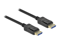 Bild von DELOCK DisplayPort 2.0 Kabel 10K 60Hz 54Gbps Kunststoffgehäuse 1m