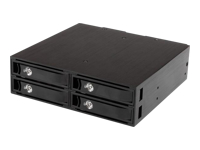 Bild von STARTECH.COM 4x Festplatten Wechselrahmen für 2,5 Zoll SATA / SAS Laufwerke - Mobile Rack Backplane für SATA II und III