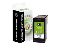 Bild von STATIC Ink cartridge compatible with HP CB336EE 350XL black remanufactured 1.000 pages