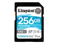 Bild von KINGSTON 256GB SDXC Canvas Go Plus 170R C10 UHS-I U3 V30