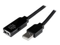 Bild von STARTECH.COM 20m aktives USB 2.0 Verlängerungskabel - Stecker/Buchse - USB 2.0 High Speed Kabel Verlängerung