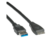 Bild von ROLINE USB3.0 Kabel A MicroA ST ST 0.8m