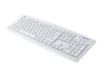 Bild von SEAL SHIELD Silver Seal Tastatur USB SSWKSV208DE weiss 100 Prozent wasserdicht und staubdicht spühlmaschienentauglich