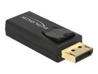 Bild von DELOCK Adapter DisplayPort 1.2 Stecker > HDMI Buchse schwarz 4K Passiv