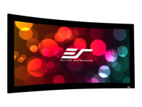 ELITE SCREENS CURVE235-1 H:137 B:322 1138inch Cinema Scope Fixed Frame Curve Front Projection Screen