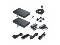 Bild von STARTECH.COM 4-Port USB 3.0 Extender uber Ethernet bis zu 100m via Cat6a / Cat7 / Cat8 RJ45 Kabel Erweiterung fur entfernte USB Gerä