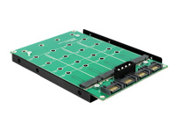 Bild von DELOCK Konverter 4x SATA 7 Pin > 4x M.2 NGFF 3.5Z SATA Power