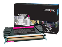 Bild von LEXMARK X746, X748 Toner magenta Standardkapazität 7.000 Seiten 1er-Pack