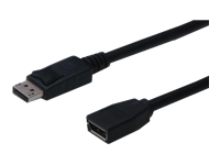 Bild von ASSMANN DisplayPort Verlaengerungskabel AWG 28 doppelt geschirmt schwarz 2m DP Stecker/DP Buchse
