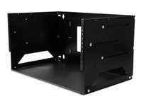 Bild von STARTECH.COM Wandmontage Server Rack mit Fachboden - 4HE - Anpassbar von 30,5 cm - 45,7cm