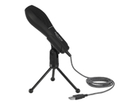 Bild von DELOCK USB Kondensator Mikrofon mit Tischständer - ideal für Gaming Skypen und Gesang