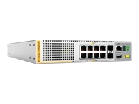 ALLIED L3 Stackable Switch 8x 100M/1G/2.5G/5G-T PoE+ 2x SFP+ Ports and Single Fixed PSU EU Power Cord