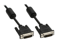 Bild von INLINE DVI-D Kabel digital 24+1 Stecker / Stecker Dual Link 2 Ferrite 10m