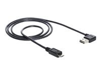 Bild von DELOCK Kabel EASY USB 2.0-A 90G gewinkelt > Micro-B Stecker/Stecker 1 m