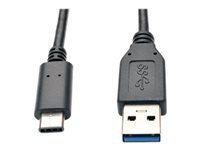 Bild von EATON TRIPPLITE USB-C to USB-A Cable M/M USB 3.1 Gen 1 5Gbps Thunderbolt 3 Compatible 3ft. 0,91m