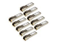 Bild von STARTECH.COM Gigabit RJ45 Kupfer SFP Transceiver Modul - HP J8177C kompatibel 1000Base-T - Mini GBIC - 10er pack