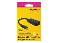 Bild von DELOCK Adapter USB Type-C Stecker > VGA Buchse DP Alt Mode