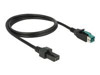 Bild von DELOCK PoweredUSB Kabel Stecker 12 V > 2 x 4 Pin Stecker 1 m für POS Drucker und Terminals