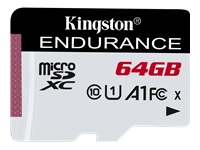 Bild von KINGSTON 64GB microSDXC Endurance 95R/45W C10 A1 UHS-I Card Only