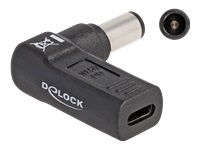 Bild von DELOCK Adapter fur Notebook Ladekabel USB Type-C Buchse zu Dell 7,4 x 5,0mm Stecker 90 gewinkelt