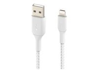 BELKIN BOOST CHARGE USB-A to Lightning Cable Braided 3M White