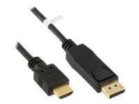 Bild von INLINE DisplayPort zu HDMI Konverter Kabel schwarz 5m